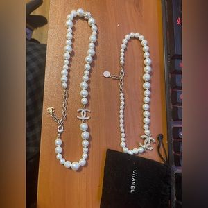Chanel pearl necklaces